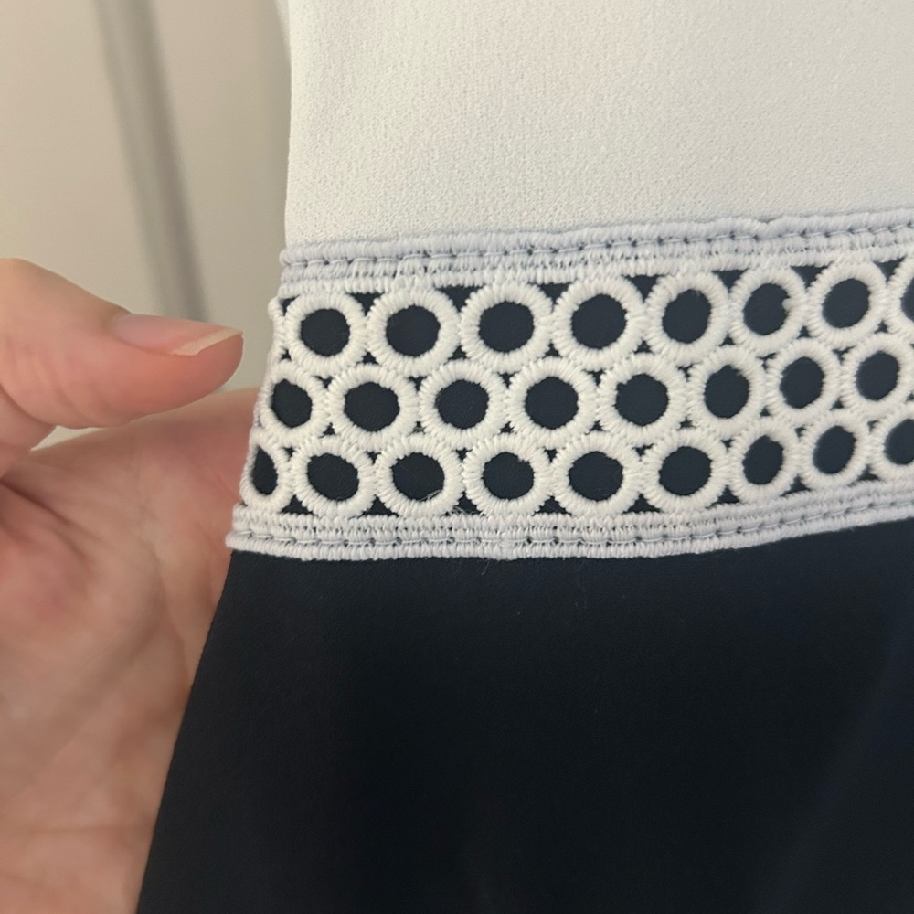 Tommy Hilfiger Navy and White Knee Length Dress - Picture 5 of 6